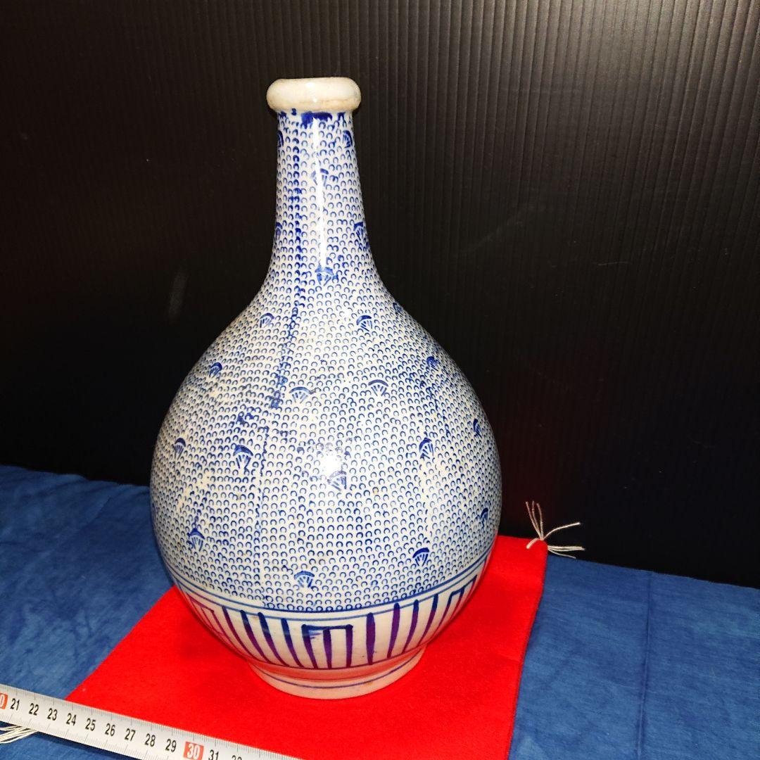 古伊万里、微塵唐草、徳利