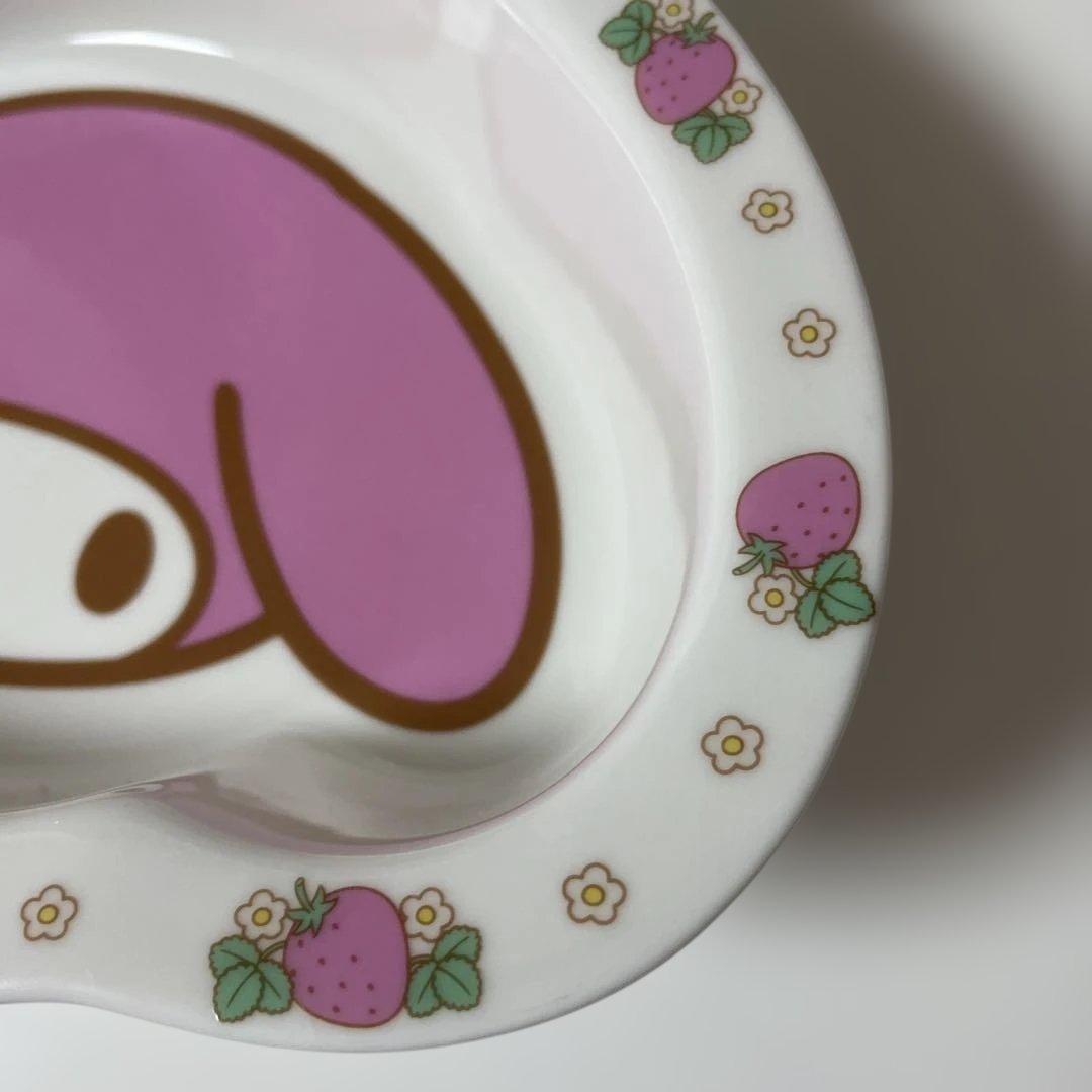 My Melody ストロベリー デザイン 陶器皿