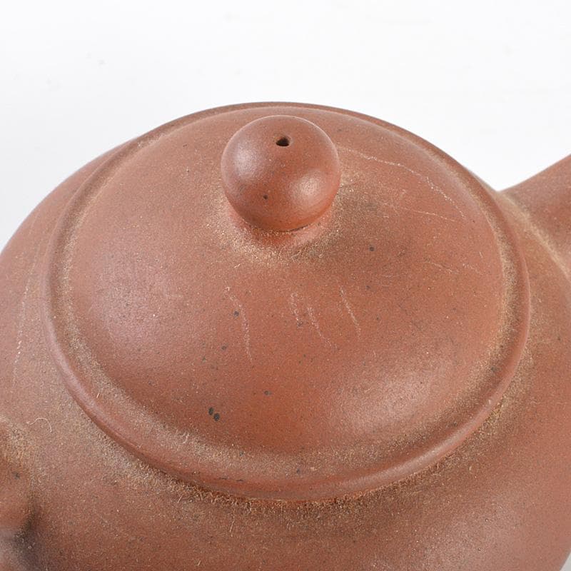 中国　荊渓恵孟臣製　紫砂　朱泥　急須　茶壷　C　R6379