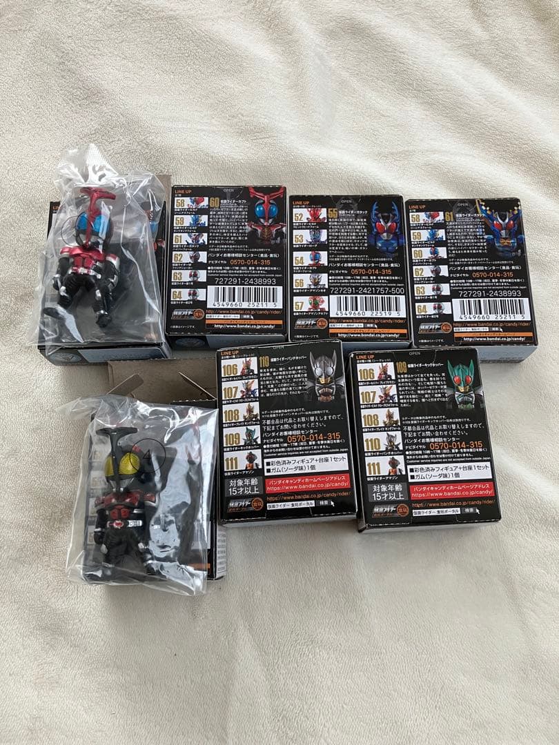仮面ライダーカブト　CONVERGE 7体セット