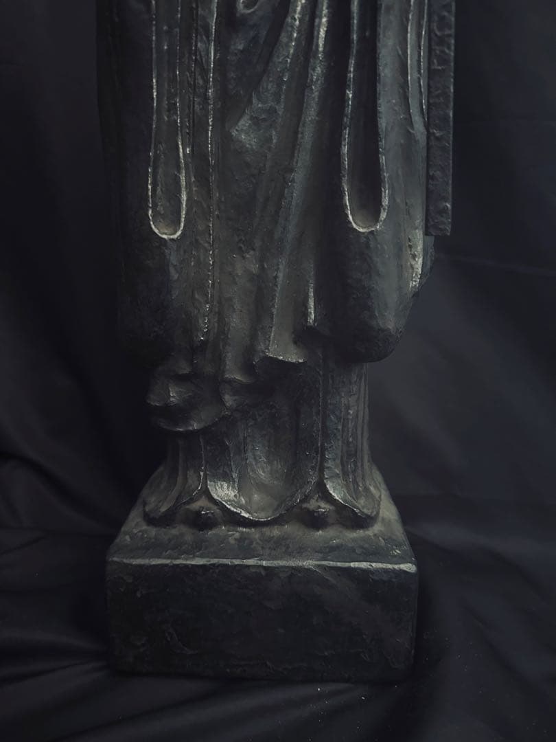 聖徳太子 銅製 像 高さ53cm 板坂辰治氏作/アンティーク