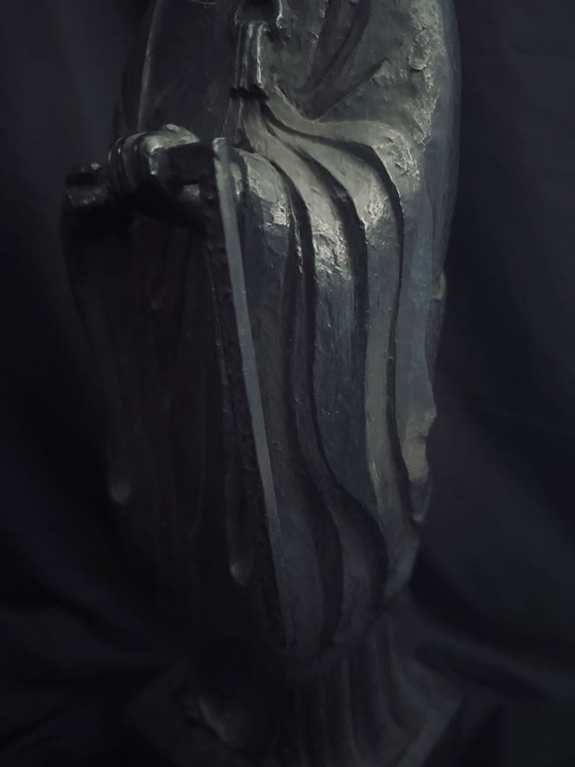 聖徳太子 銅製 像 高さ53cm 板坂辰治氏作/アンティーク