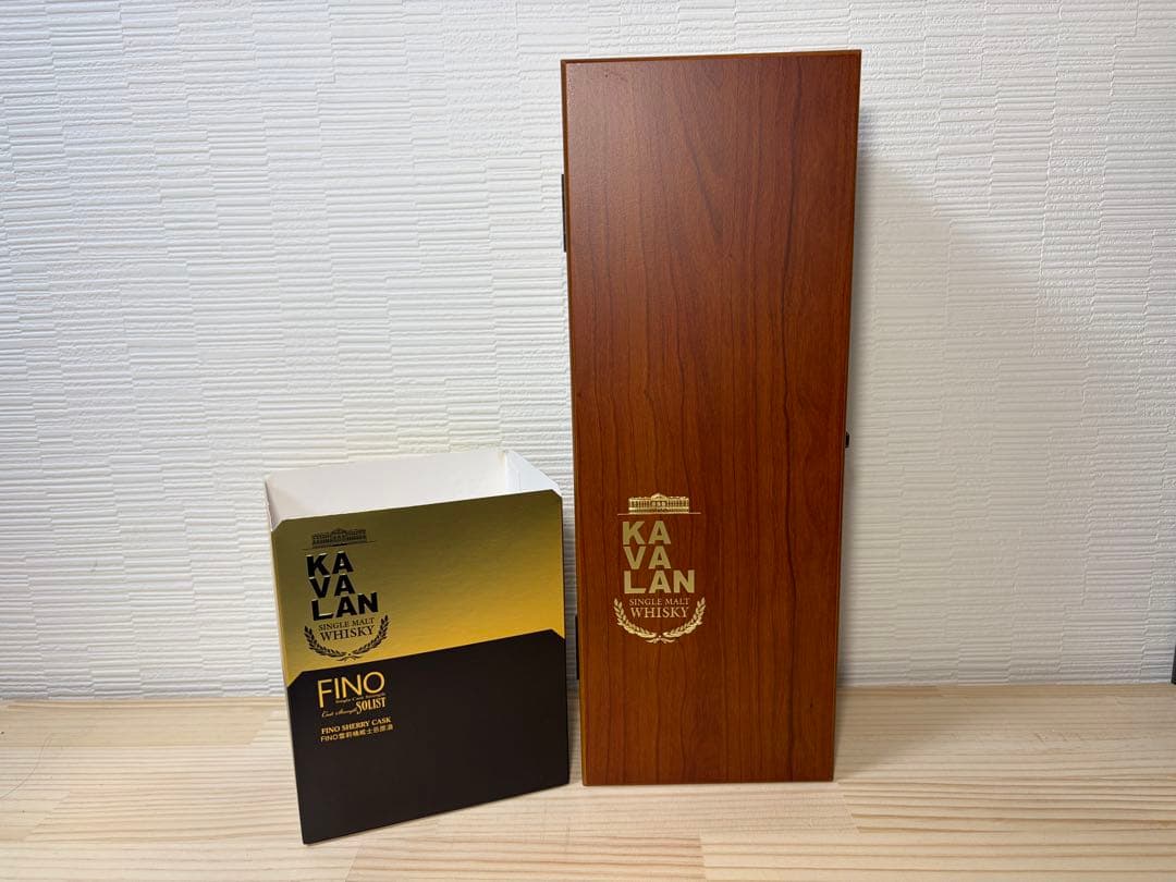 【新品未開栓】KAVALAN FINO ウイスキー 700ml 木箱入り②