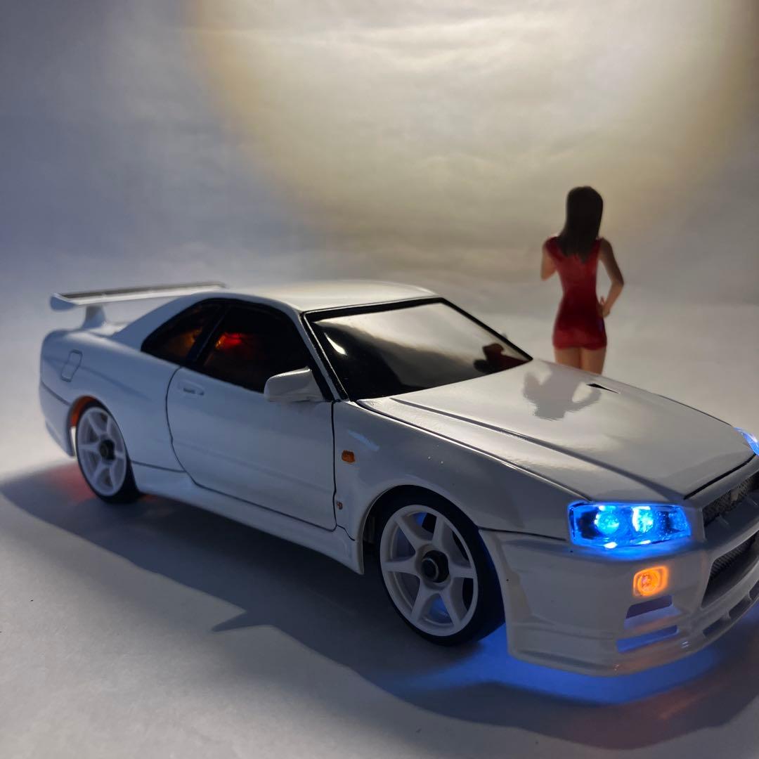 京商　ミニッツAWDボディ、マウント、ホイール、LED