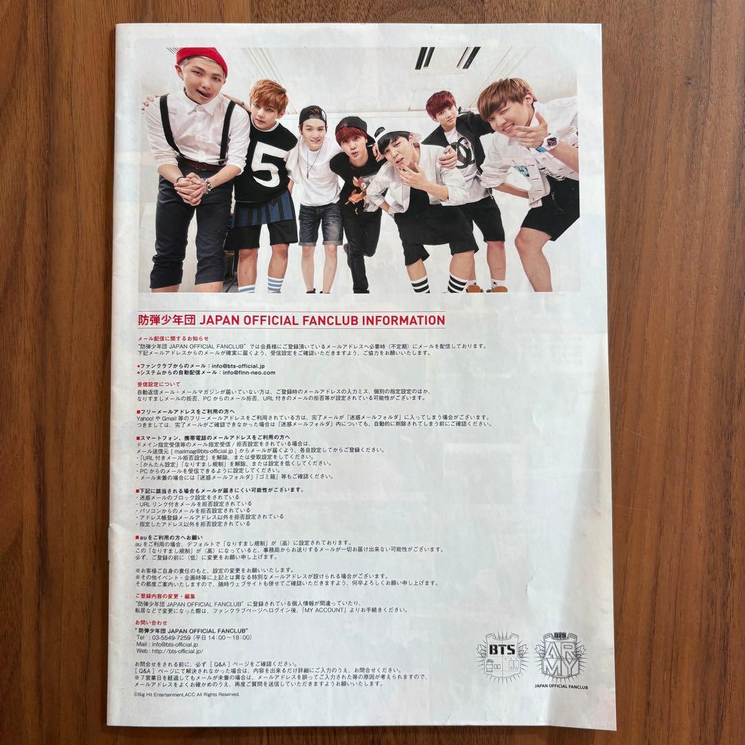 BTS ファンクラブ　会報 vol.1〜10 コンプリートセット　JP FC