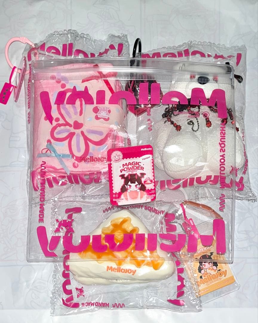 mellojoy メロジョイ ロゴ入袋 粉 白くま 古城 ドーパミン ワッフル