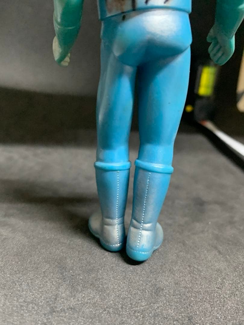 昭和レトロ　当時物　流星人間ゾーン　ソフビ　人形　ポピー