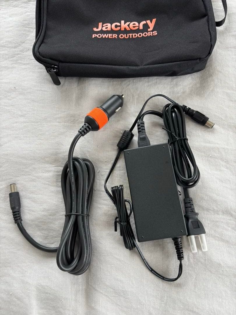 Jackery　充電用シガーソケット・ACアダプター収納ポーチ＆本体収納バッグ
