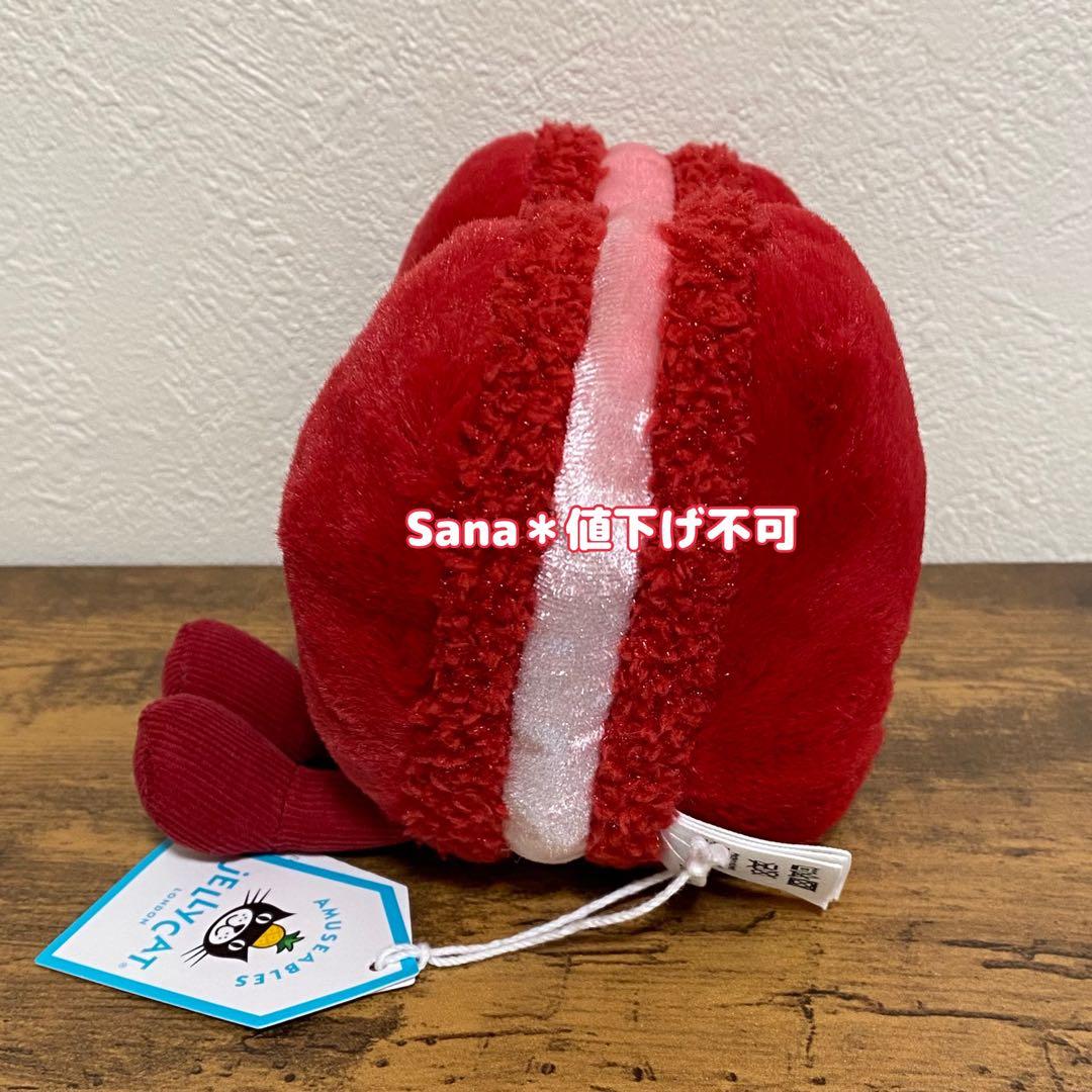 新品　ジェリーキャット　ハート　マカロン　赤　レッド　macaron スイーツ