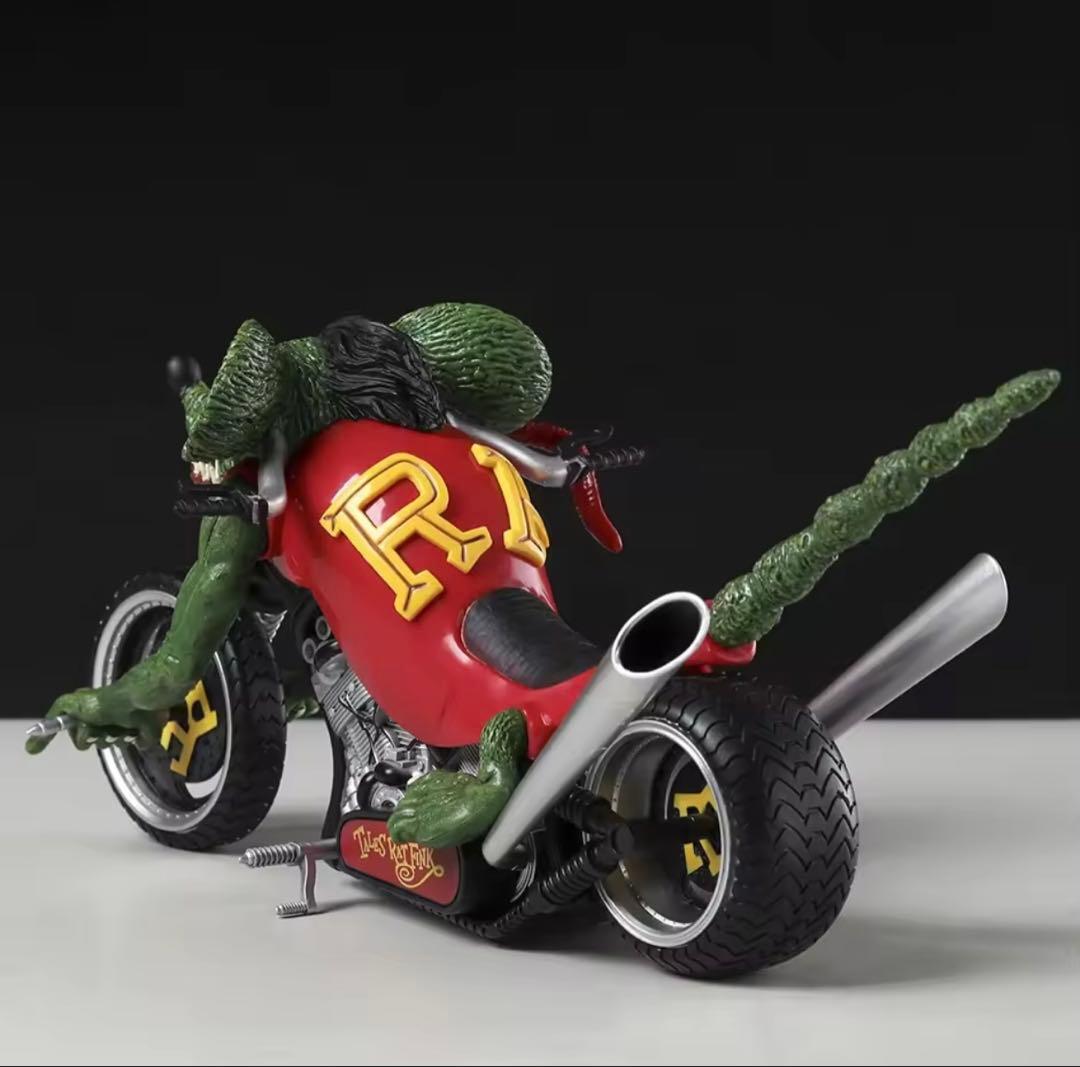 箱付き/ラットフィンク/Rat Fink/バイク/フィギュア/スタチュー