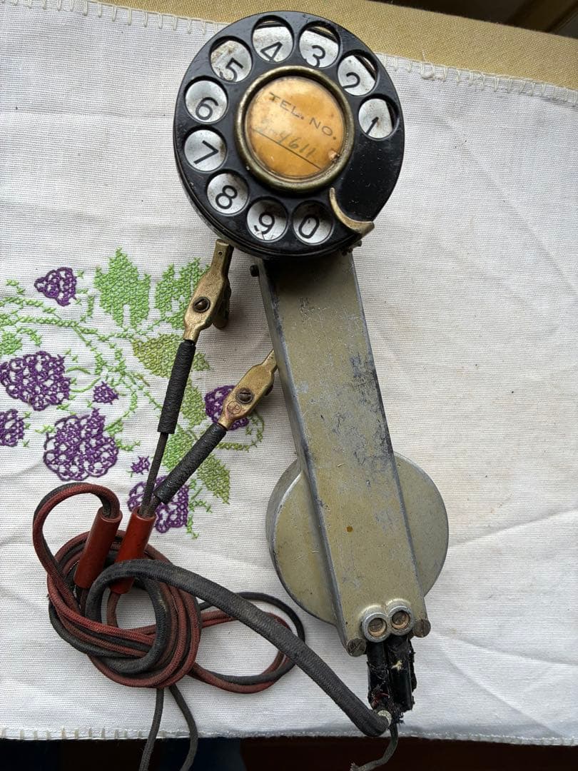 アンティーク　電話機　Werstern Electric 1921年　アメリカ