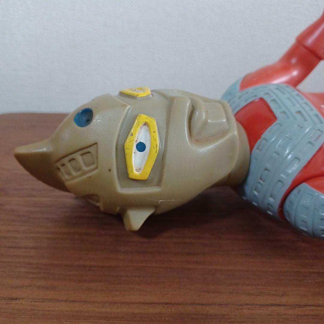 当時もの希少ブルマァク製　ジャイアント「ウルトラセブン」約40㎝ソフビフィギュア