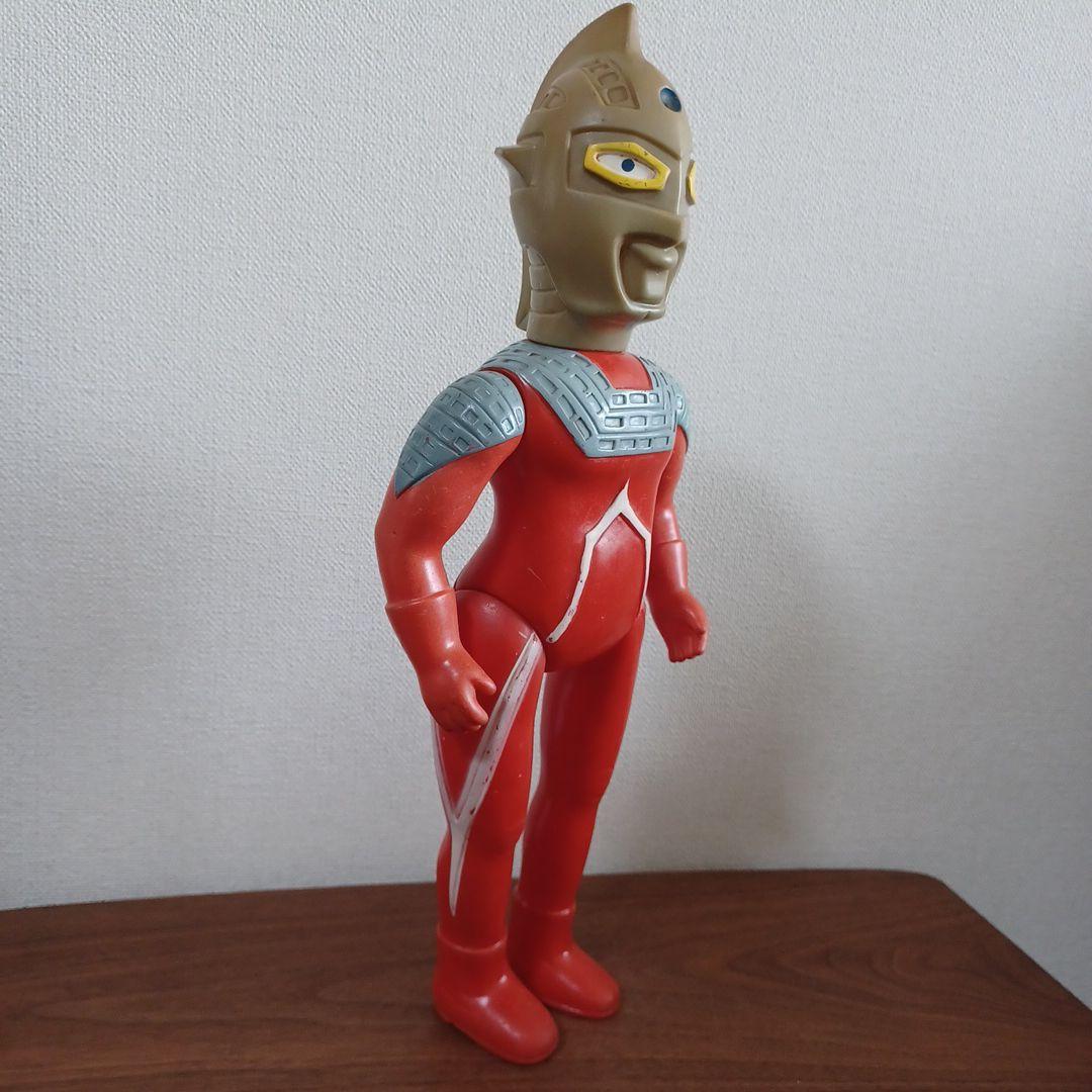 当時もの希少ブルマァク製　ジャイアント「ウルトラセブン」約40㎝ソフビフィギュア