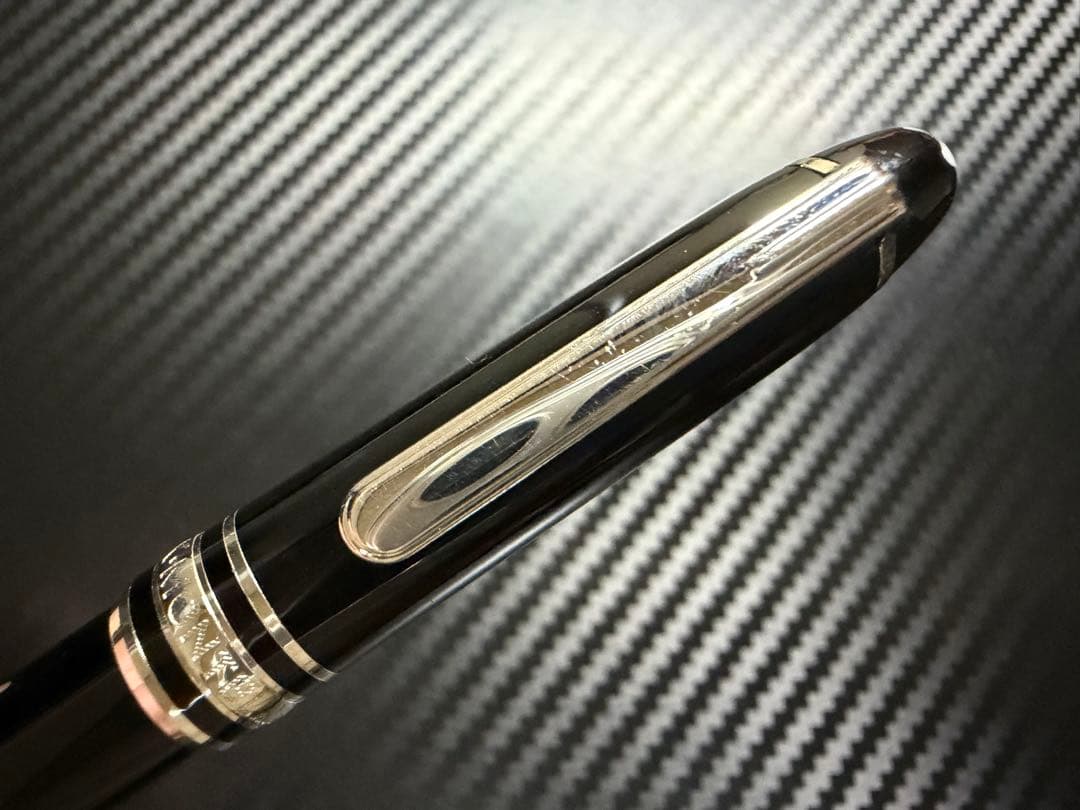 美品 モンブラン マイスターシュテュック P116 プラチナライン ボールペン