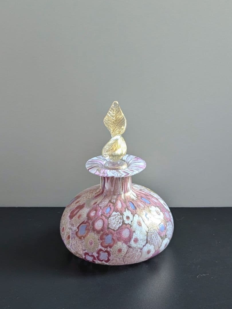 perfume bottle・MURANO，ミルフィオリ・イタリア製