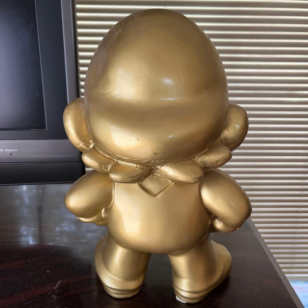 任天堂 スーパーマリオ ゴールド 黄金のマリオ像 非売品レトロ　激レア　入手困難