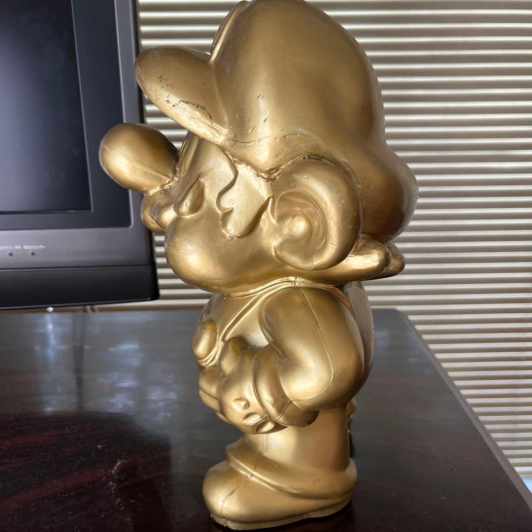 任天堂 スーパーマリオ ゴールド 黄金のマリオ像 非売品レトロ　激レア　入手困難