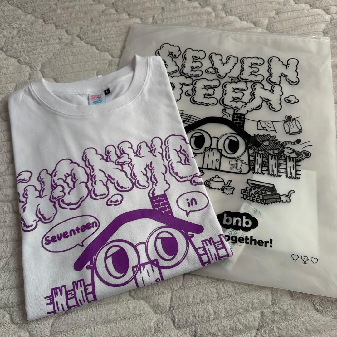 新品未使用　ナナ民民泊　Seventeen Tシャツ　ウォヌ　Lサイズ