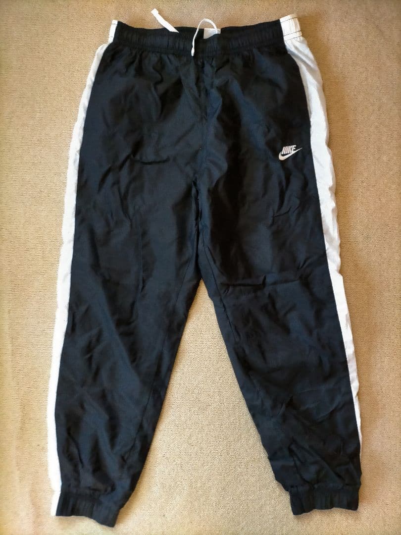 NIKE ウーブン ナイロン セットアップ 上下 ウインドブレーカー 黒