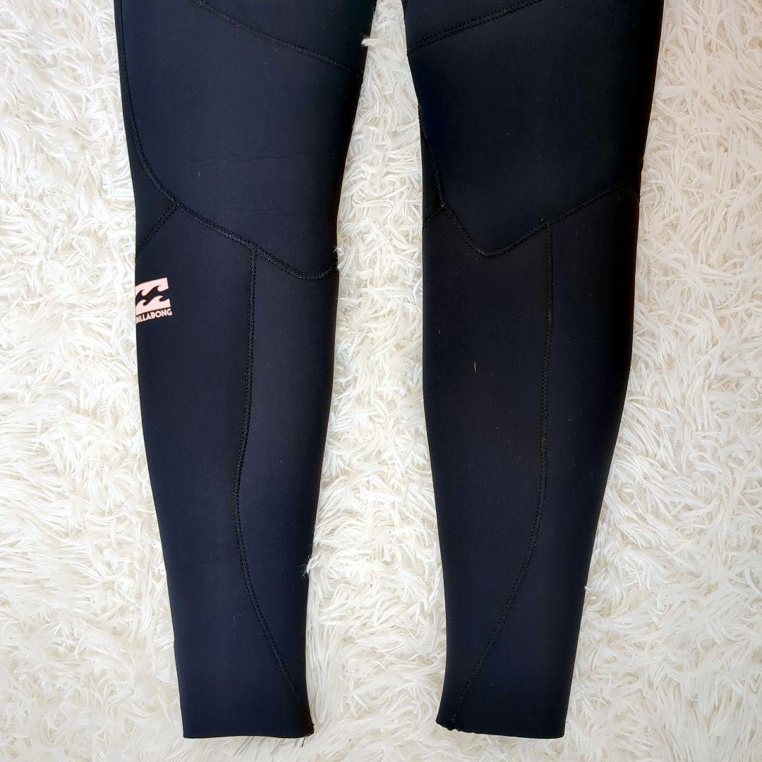 美品✨️BILLABONG レディース フルウェットスーツ L　花柄　紺