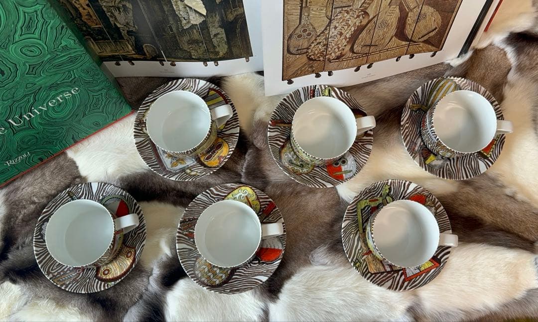 Fornasetti Strumenti Musicali カップ&ソーサー