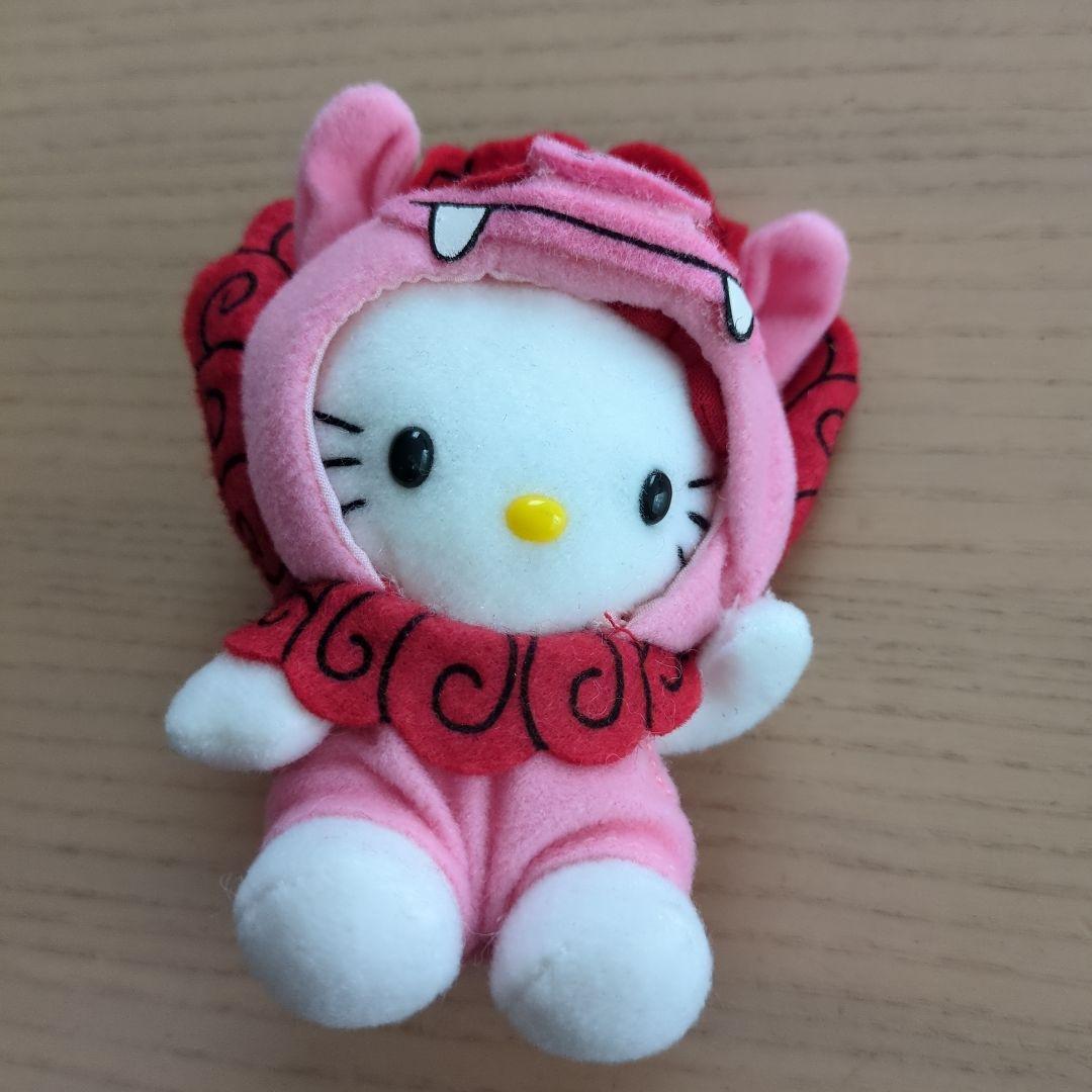 沖縄限定 ご当地キティシーサー ハローキティ 獅子衣装 ぬいぐるみ セット