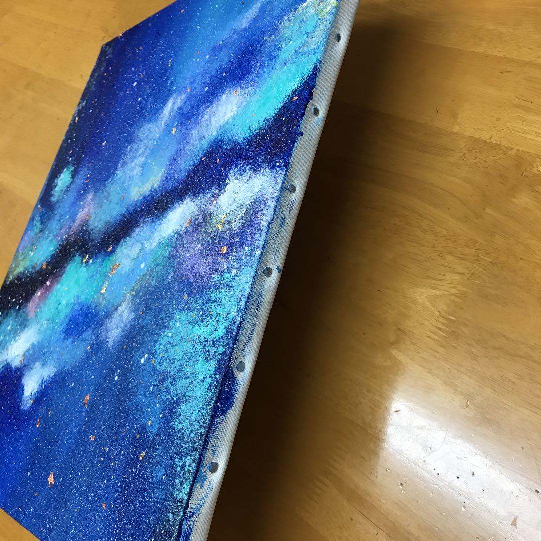 アートパネル　絵画　絵　抽象画　夜空　星　天の川　インテリア　現代アート