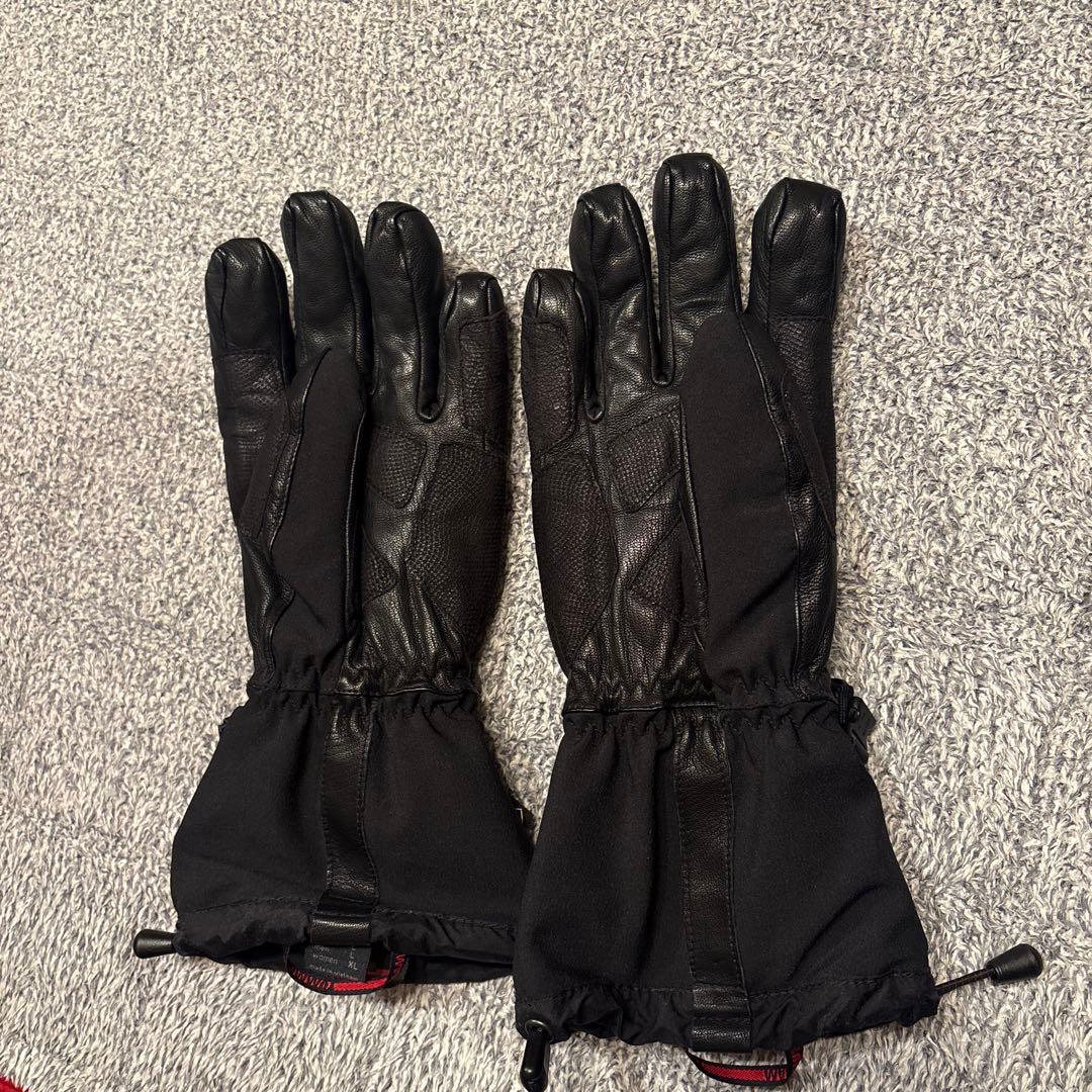 MAMMUT 防水スキーグローブ 黒