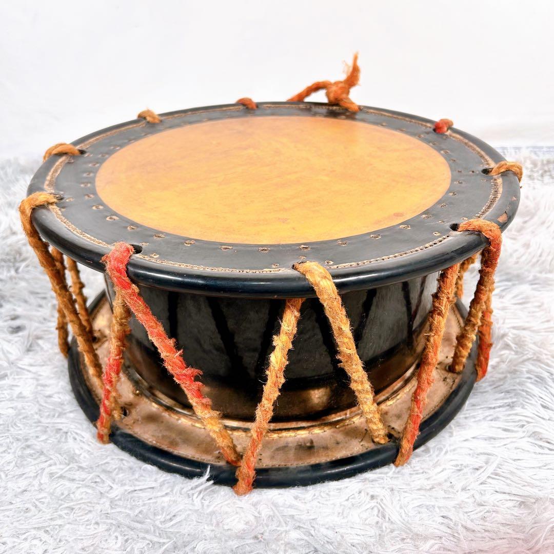 【希少】太鼓　締太鼓　和楽器　バチ　ケース　和太鼓