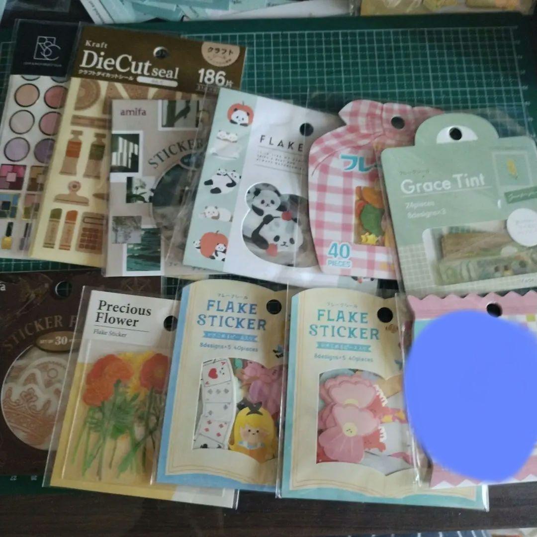 【バラ売り可】廃盤品 フレークシール セリア キャンドゥ ダイソー 100均