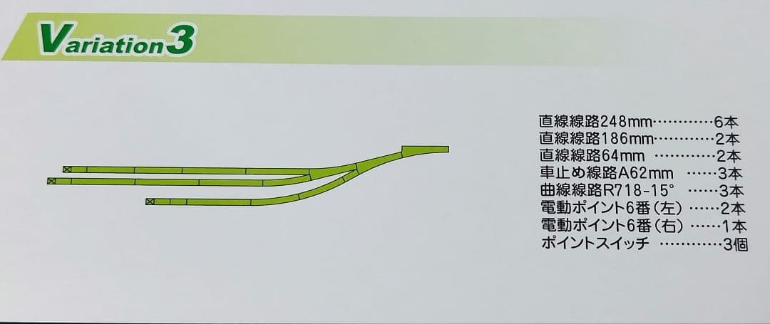 KATO Nゲージレールまとめ売り　V2立体交差線セット/V3車庫用引込線セット