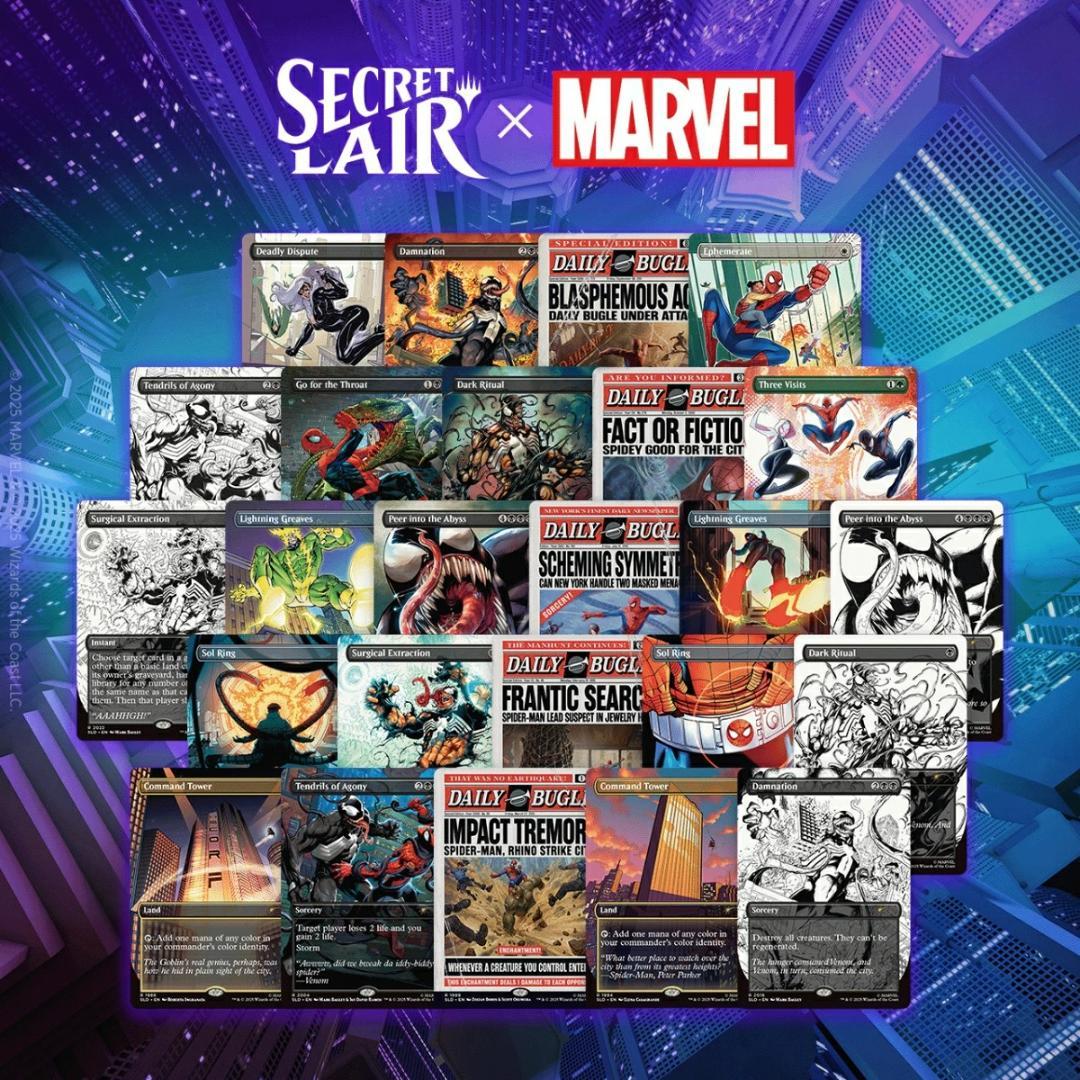 Secret Lair x Marvel's Spider-Man 5種セット