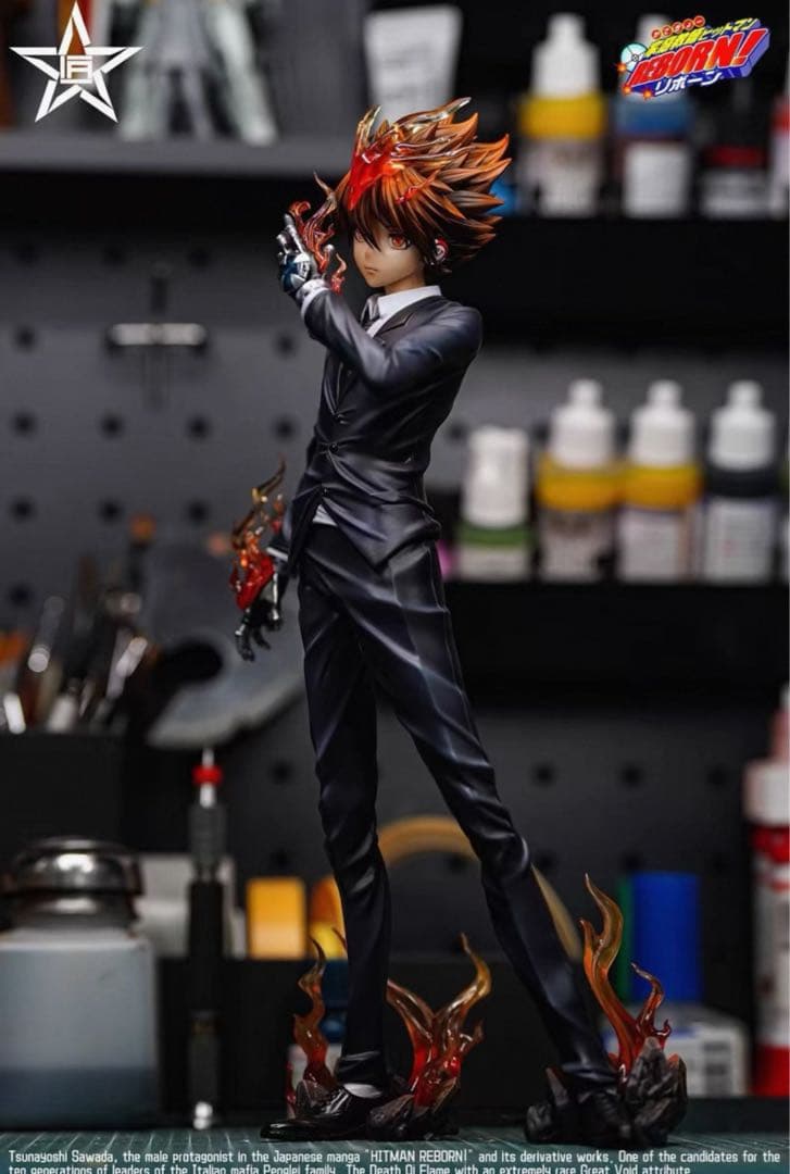 家庭教師ヒットマンREBORN 沢田綱吉 ガレージキット フィギュア1/6サイズ