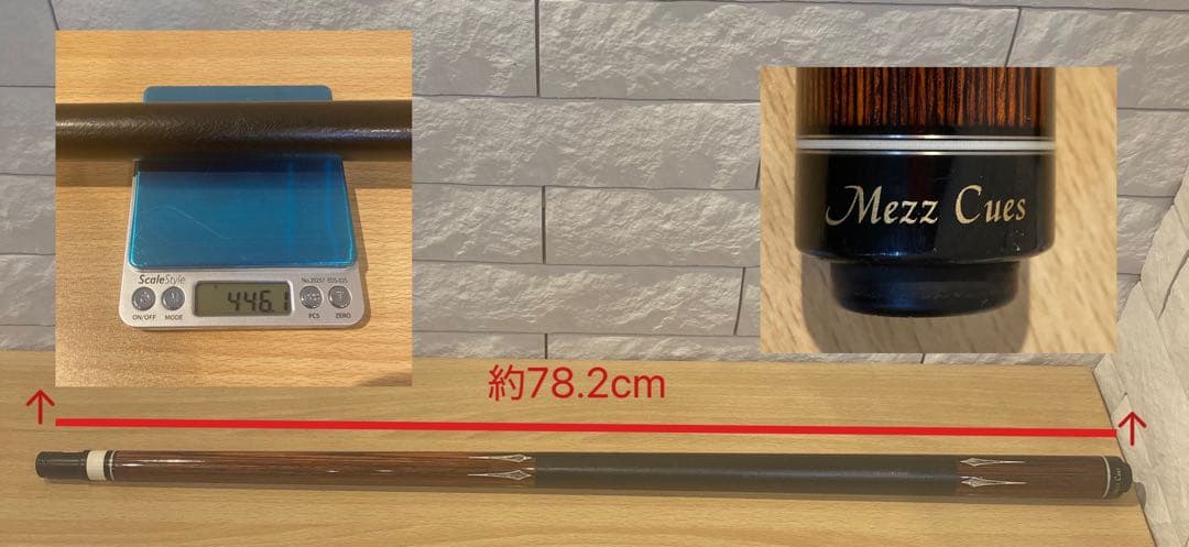 メ*ガ様 【7357他】ビリヤード　Mezz Cues 5TNT-NL LNモデ