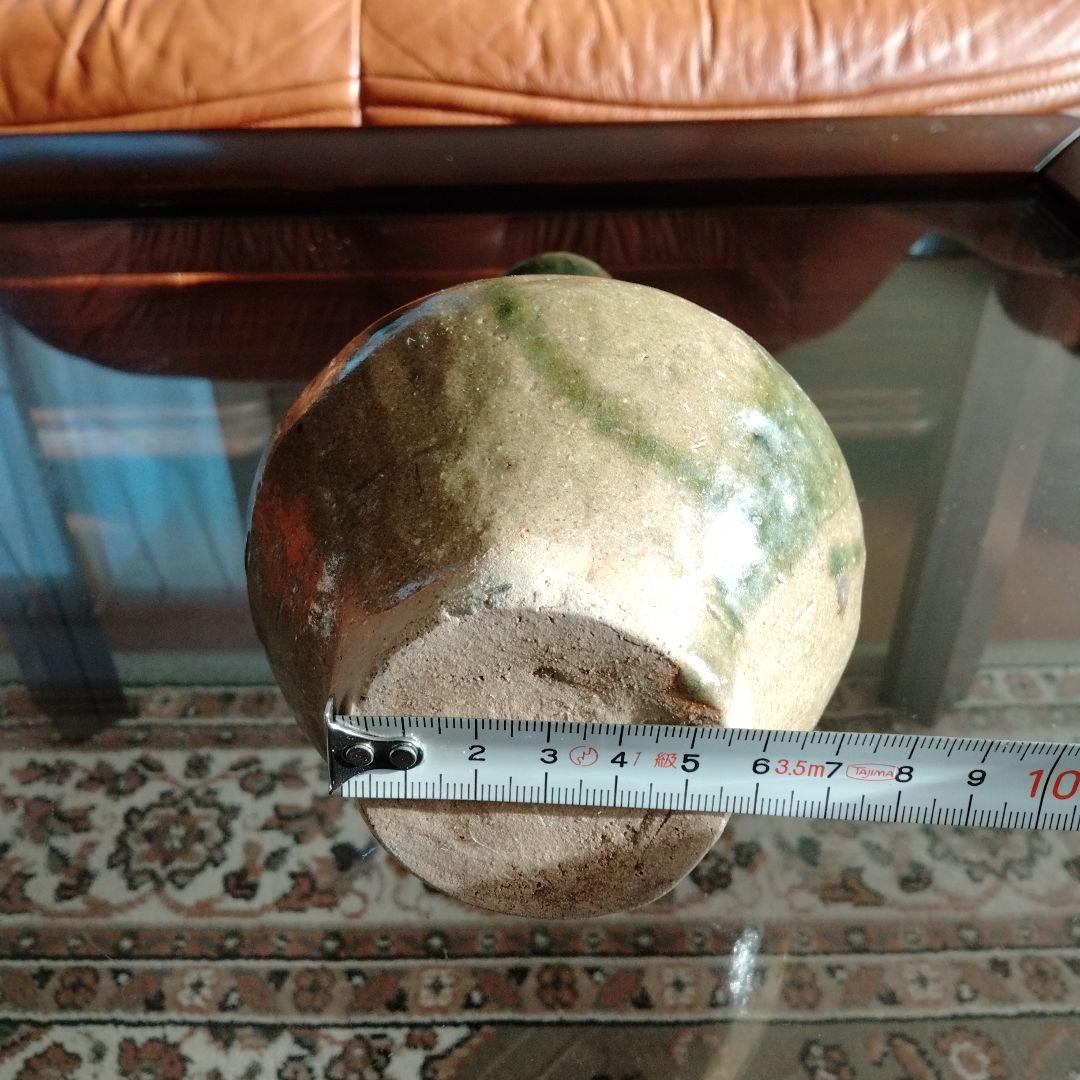 中国骨董旧家蔵陶磁器名品【中国清の時代耀州窯(ようしゅうよう)青磁 】