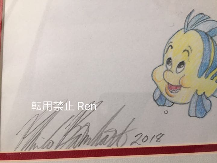 ディズニー リトルマーメイド 原画 ２枚セット