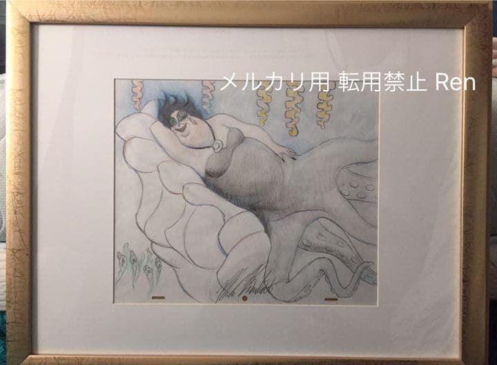 ディズニー リトルマーメイド 原画 ２枚セット