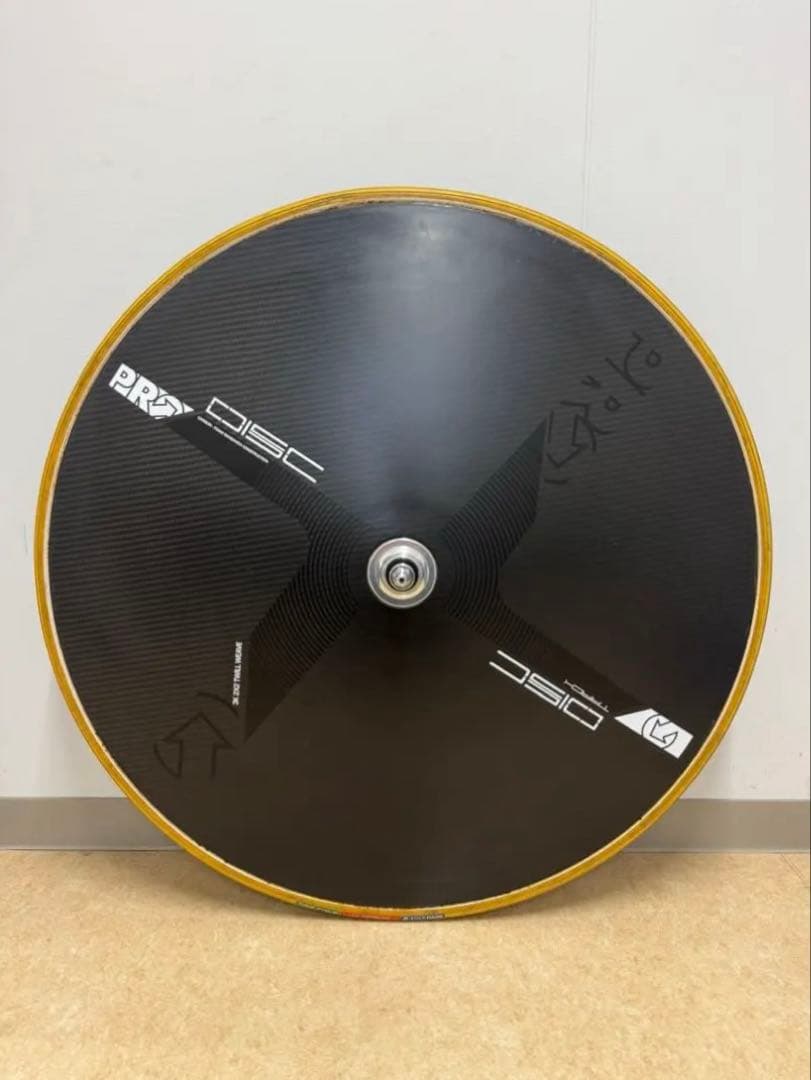 シマノプロ トラック用ディスクホイール後輪 700c チューブラー