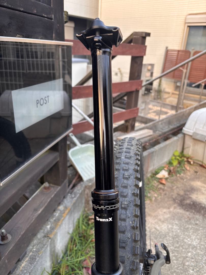 TranzX ドロッパーポスト 31.6 mm 170 mmトラベル　レバー付き