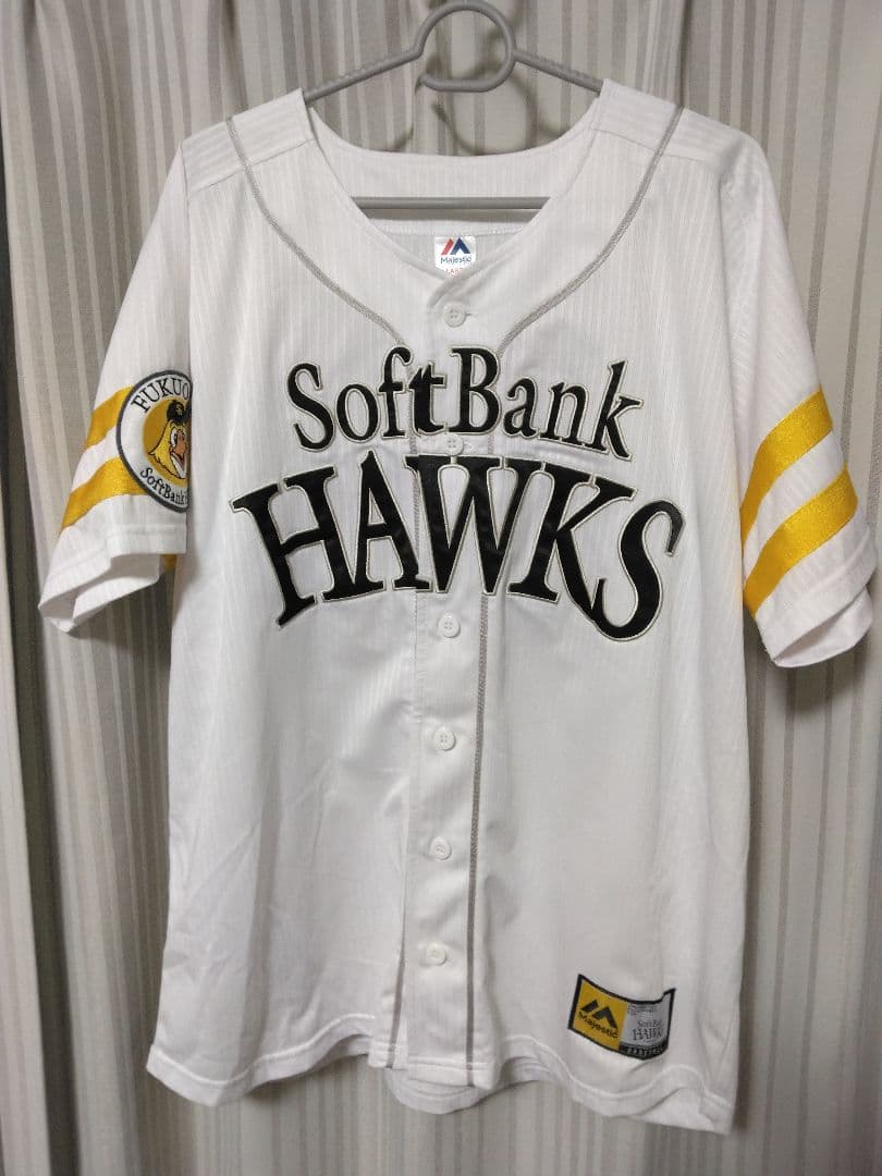 福岡ソフトバンクホークス 周東佑京レプリカユニフォーム　未使用に近い美品
