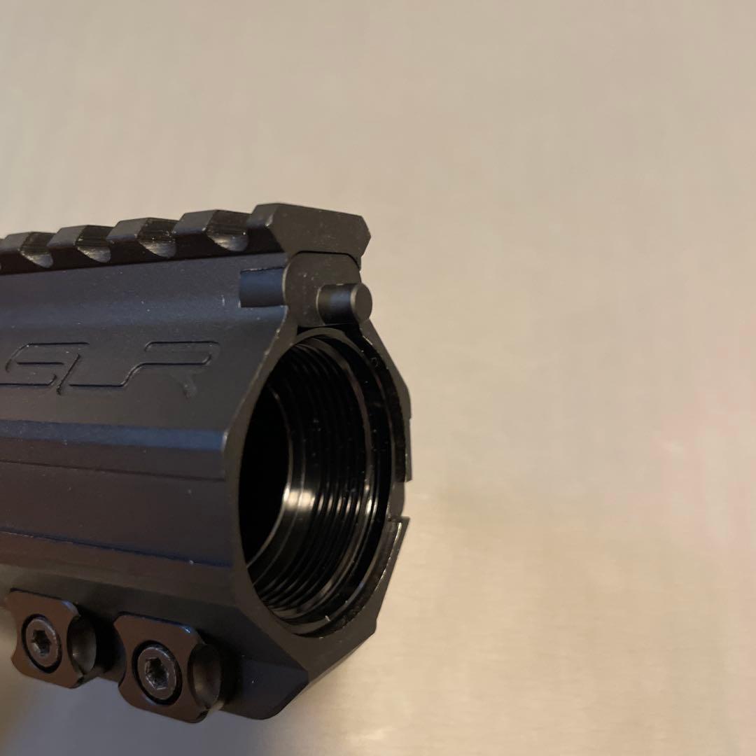 SLRハンドガードブラック5.5 & ハンドストップ、mlokレール