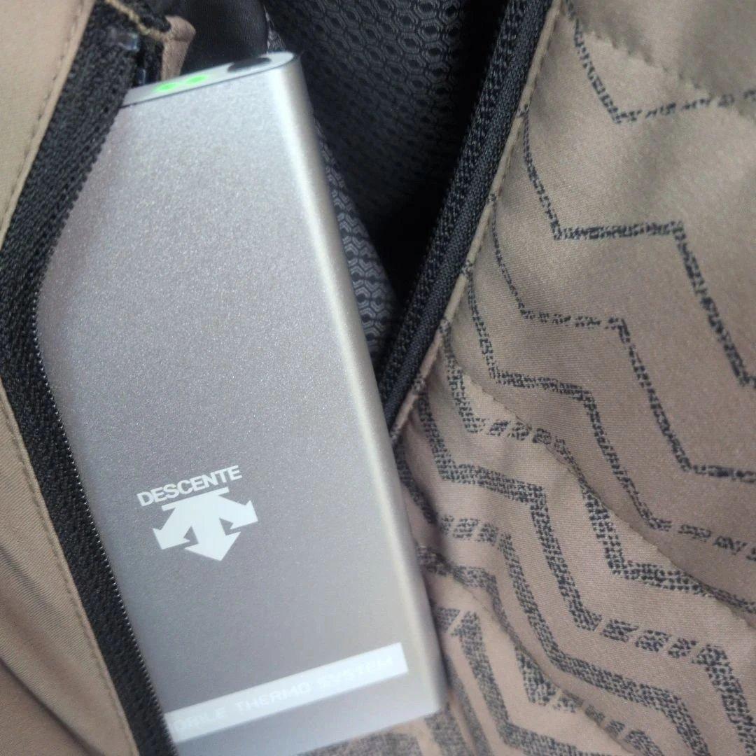 美品 モバイルサーモ 中綿ジャケット 電熱 DGMMJK06 デサントゴルフ