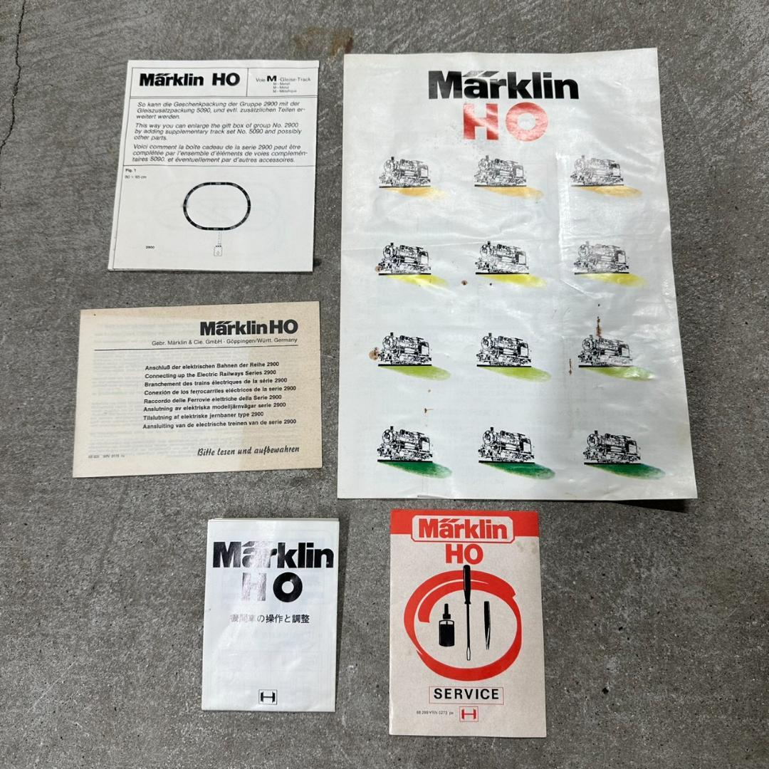 当時物 MARKLIN メルクリン HOセット 蒸気機関車 2900 動作品
