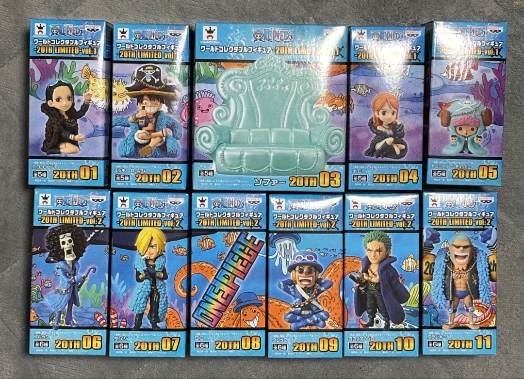 ワンピースワーコレ 20th LIMITED 全11種コンプリート