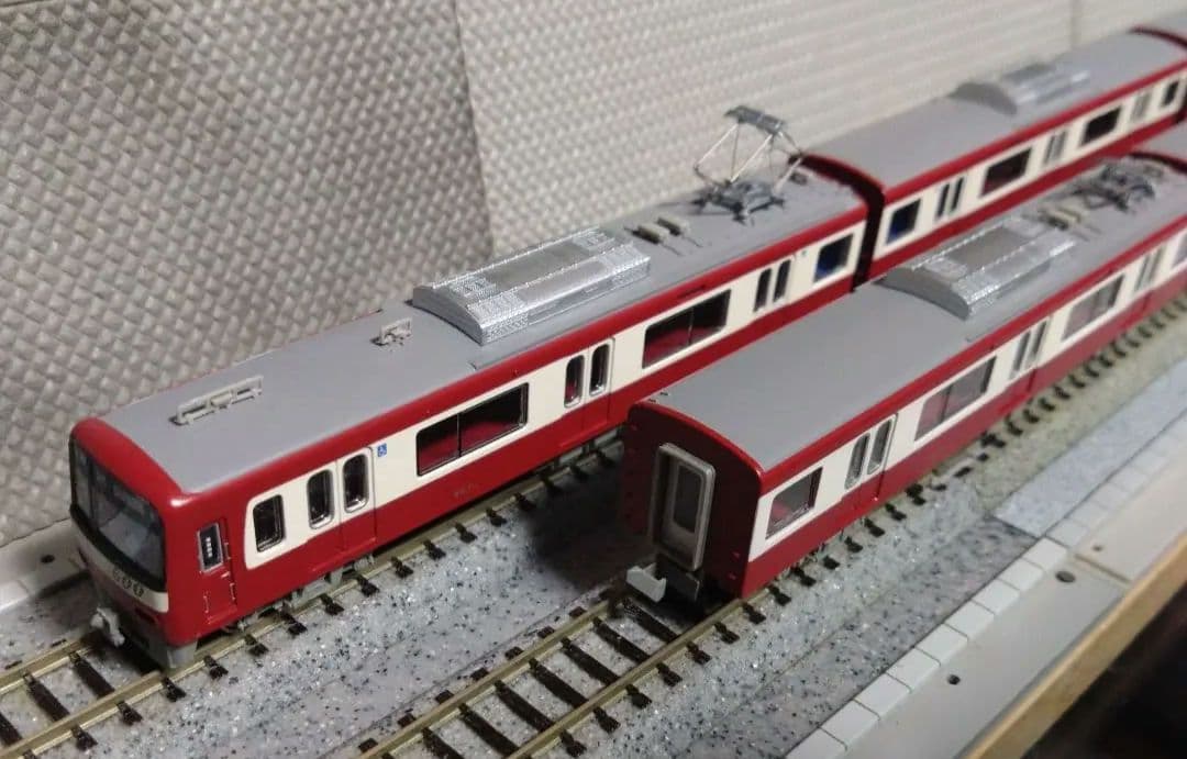 マイクロエースA7177京急600形赤・更新車・前面スリットナンバー8両セット