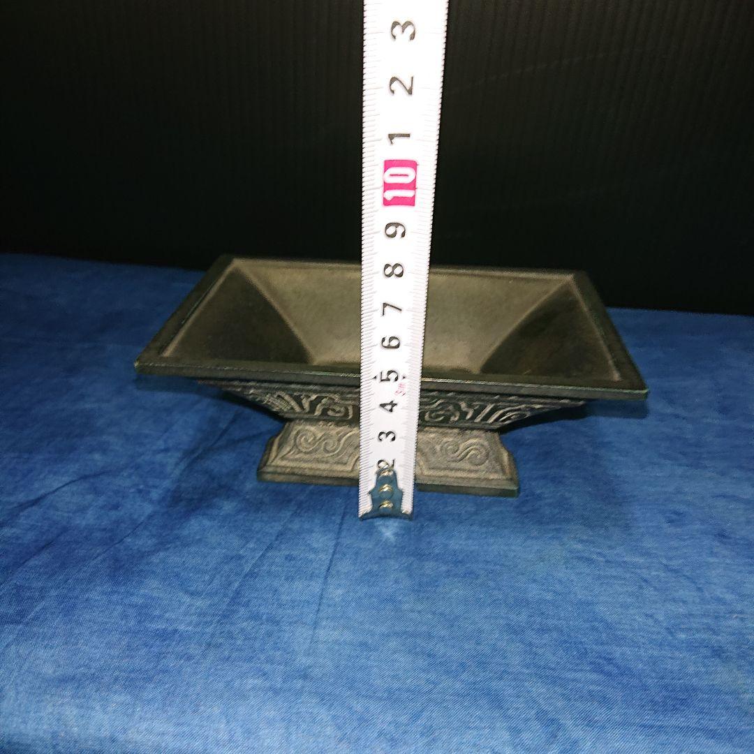 青銅、長方炉金属工芸品