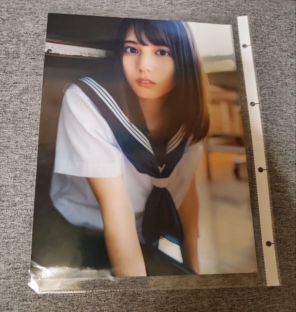 小坂菜緒　写真集ポストカード14枚コンプ+SEVENTEENA4両面フォトカード
