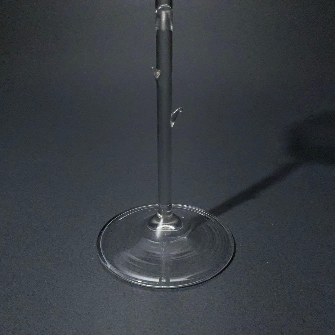 【美品】アンティークグラス　バラ　飾り　R1333ダI