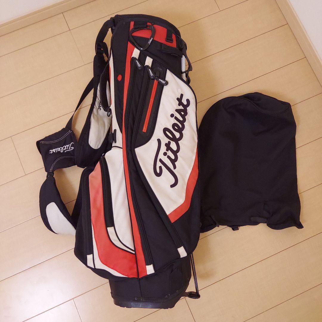 Titleist タイトリスト 軽量 キャディバック スタンド 白/黒/赤