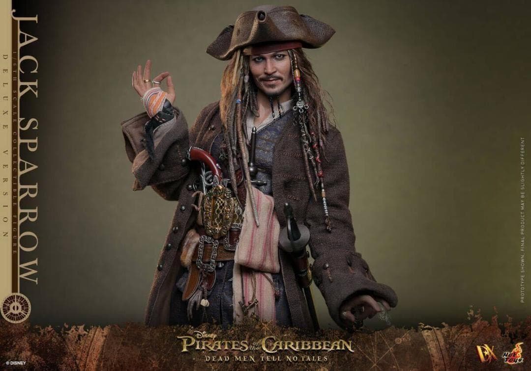ホットトイズ 1/6 ジャック・スパロウ 2.0 デラックス版 新品 DX38